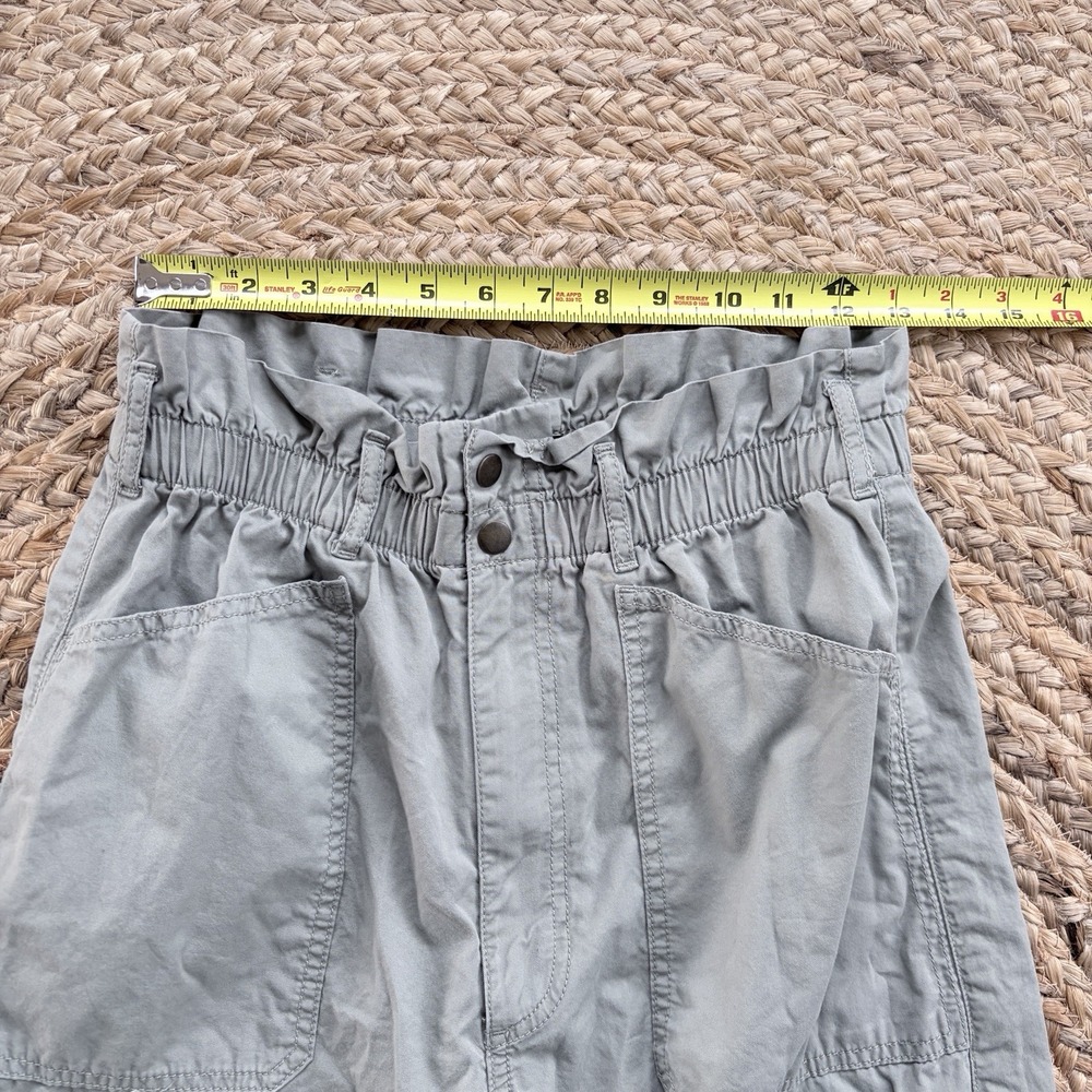 Abercrombie & Fitch Pants Womens Medium Sage Green Paperbag Utility Joggers - Picture 4 of 7